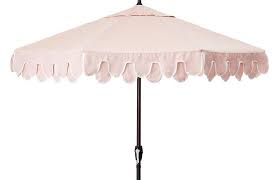 phoebe double scallop patio umbrella