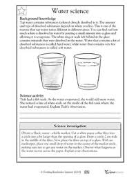 5th grade science worksheets