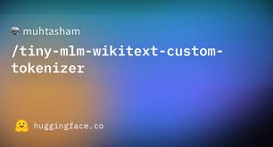 tiny mlm wikitext custom nizer