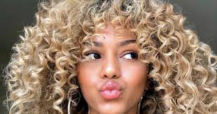 You would take care of . Curtain Bangs On Curly Hair Ideas Inspiration Popsugar Beauty