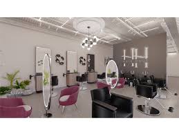 salon interior design 3d
