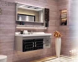 to d vanity cabinet stainless