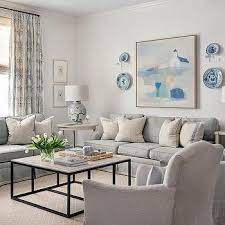 light gray roll arm living room sofa