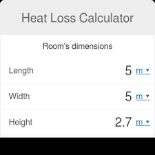 Heat Loss Calculator Btu Calculator Omni