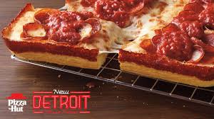 All displayed prices are inclusive of 10% service charge. Pizza Hut Jumps On The Fastest Growing Trend In Pizza With New Detroit Style Offerings