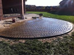 Paver Patio Perfect Half Circle