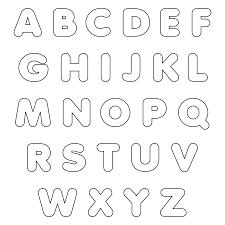 colored printable bubble letter font