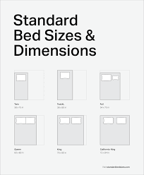 Bed Sizes Dimensions Guide Standardbedsizes Com