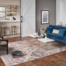 indoor geometric vine area rug at