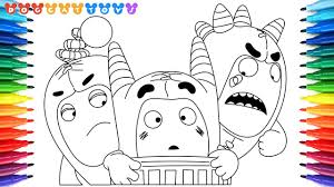Please subscribe to our channel for more. How To Draw Oddbods Coloring Book 65 Cute Drawing Coloring Dogcattoys Youtube