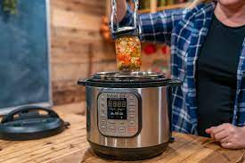 Make sure there is plenty of open space above the pot as you will have steam eject from the lid up in the air if you quick release the pressure. Can I Pressure Can In The Instant Pot Homesteading Family