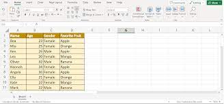 how to create a cros in excel