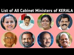 kerala state cabinet ministers name