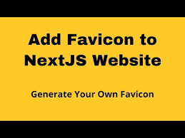 add favicon to nextjs you