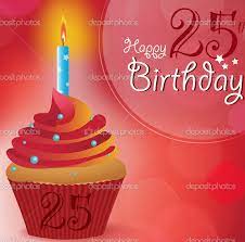Outstanding 25th Birthday Wishes 2016 Birthday Wishes Zone gambar png