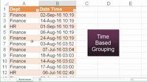 pivot table date grouping tutorial how