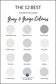 Best Gray Greige Paint Colours