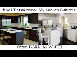 how to paint kitchen cabinets from dark
