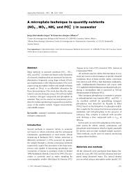pdf a microplate technique to quantify