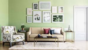 Light Green Modern Wall Paint Design