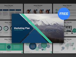 free powerpoint template marketing
