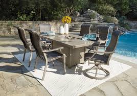 Windon Barn Brown 7pc Outdoor Dining