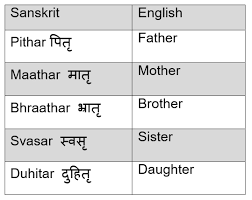 seeing sanskrit in english