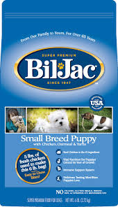 Bil Jac Small Breed Puppy Chicken Oatmeal Yam Recipe Dry Dog Food 6 Lb Bag