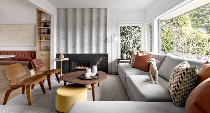 West Vancouver Mid-Century Home Interior Design - Simply Home Decorating