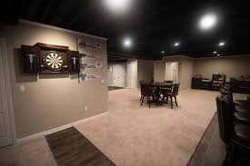 A Basement With Low Ceilings