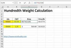 calculate steel pricing by hundredth