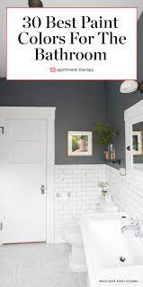Throw in a few corals and decorative pieces and give your bathroom a sea world theme. The 30 Best Bathroom Colors Bathroom Paint Color Ideas Apartment Therapy