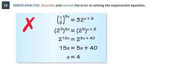 Solving The Exponential Equation