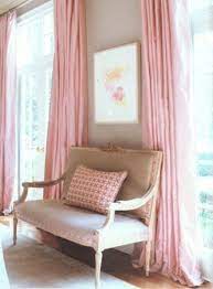 The Library Home Decor Pink Curtains