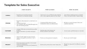 30 60 90 day plan for executives template