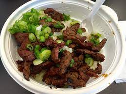 flame broiler mini beef bowl is the