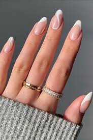 30 french tip nail ideas the gray details