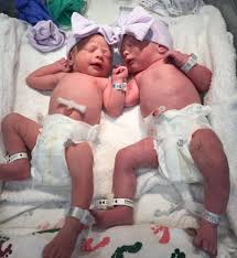 mom welcomes twins and learns nurses