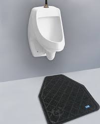 urinal mat for men black