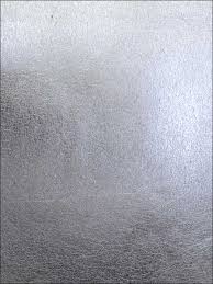 Silver Leaf Silver Metal Wallpaper