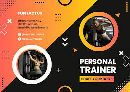 personal trainer brochure template