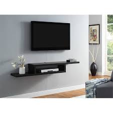 Martin Furniture Asymmetrical Wall Mounted Tv Console 60 Inch Black Imas360bk