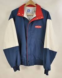 Details About Vintage Mens Dunbrooke Pla Jac Chore Time Jacket Sz L Made In Usa Red White Blue