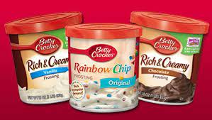 Betty Crocker Frosting Flavors gambar png