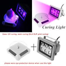 60w Uv Resin Solidify Photosensitive Curing Light Solar Powered Rotary Display Stand Turntable Kit For Sla Dlp 3d Printer Parts Accessories Gfa Wish