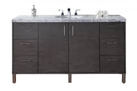 Free shipping on all vanities delivered in the united states! 60 Inch Single Sink Bathroom Vanity With Choice Of Top