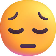 pensive face emoji for free