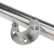 u shaped closet rod end stainless steel