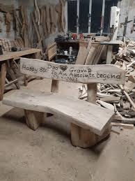 Hand Made Bench With Personal Engraving
