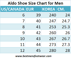 Comprehensive Aldo Shoe Size Chart For Men Best Mens Footwear